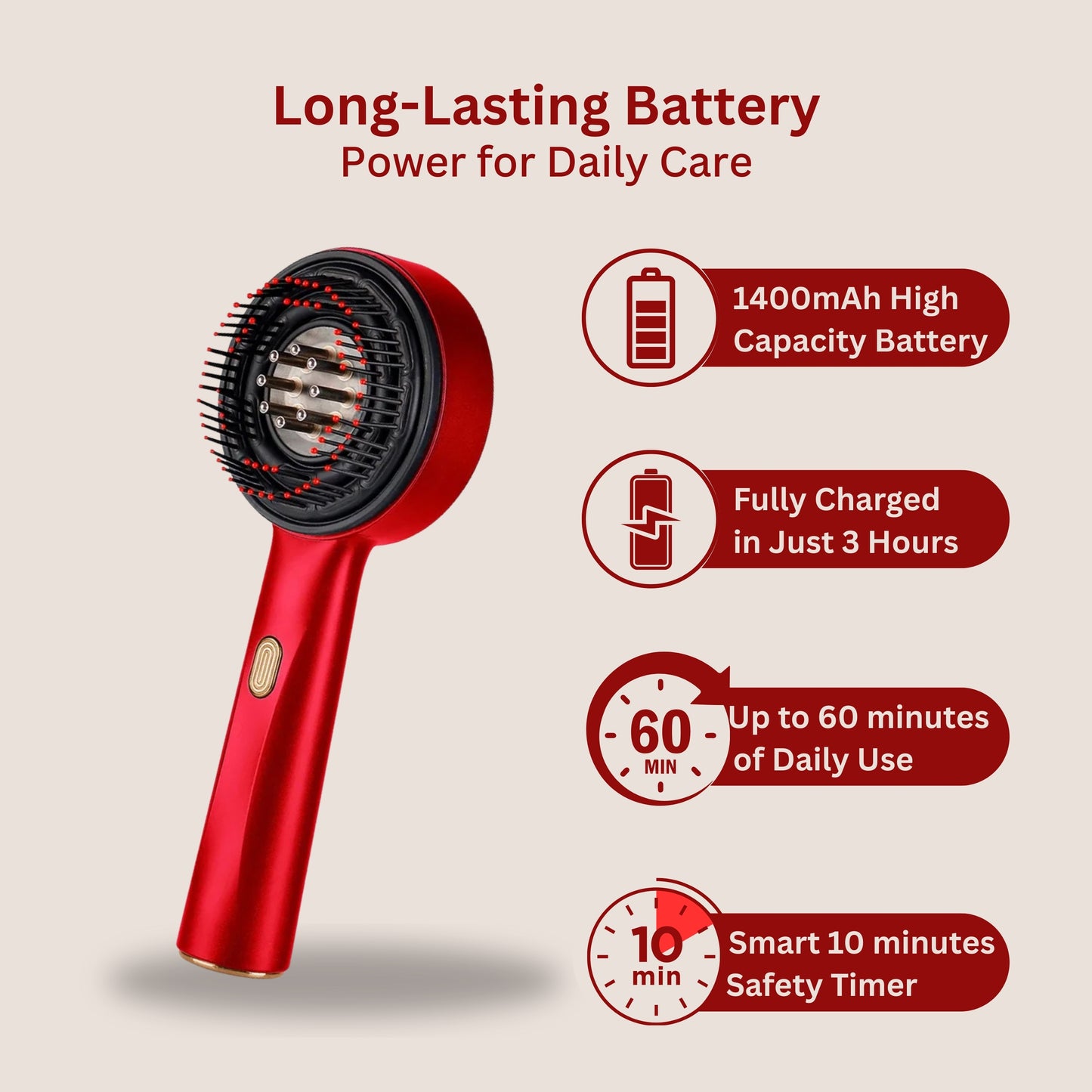 Ventinio™ Red Light Scalp Massager